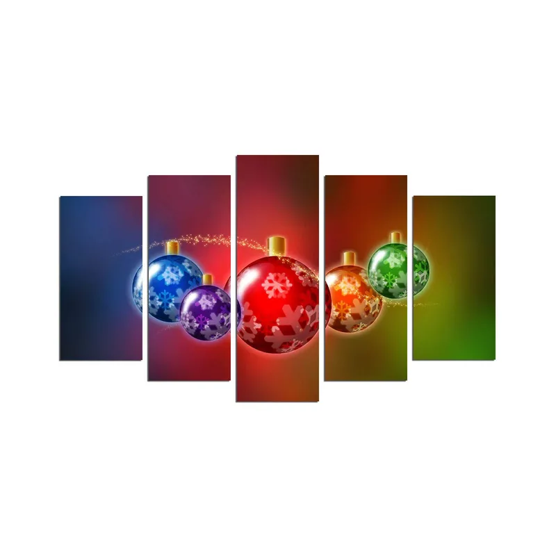 Dekorativ MDF-maleri 5-Dele 20x60 cm, Flerfarvet