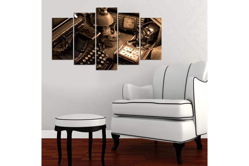 Dekorativ MDF-maleri 5-Dele 20x60 cm - Flerfarvet - Boligtilbehør - Billeder & kunst - Billeder på lærred