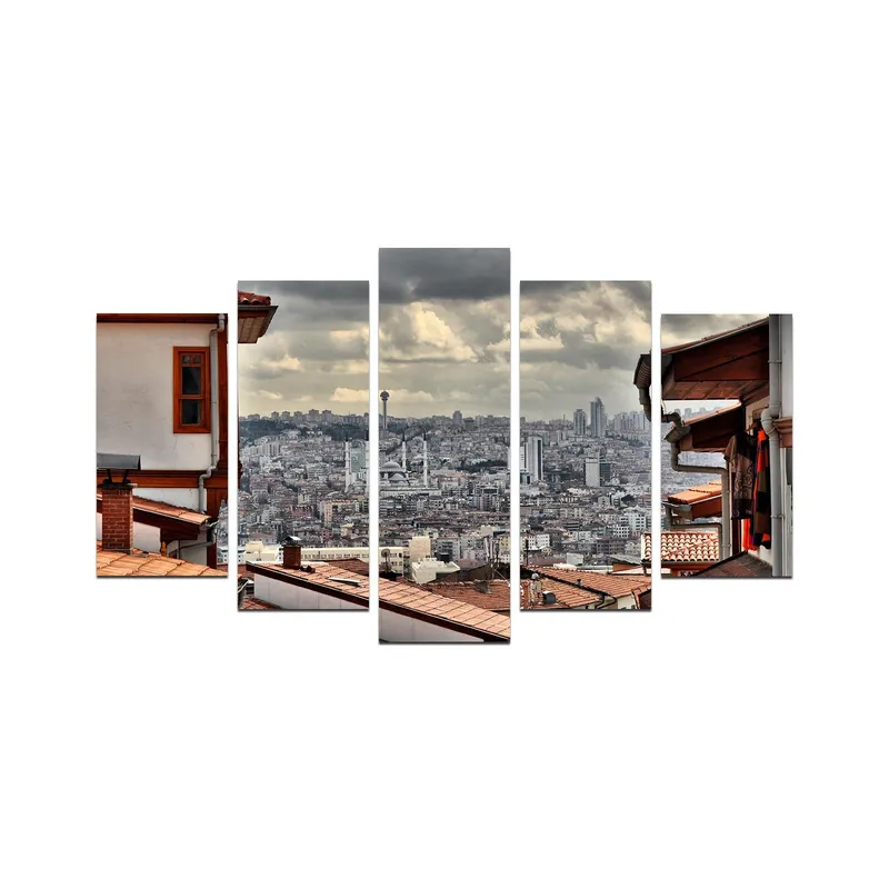 Dekorativ MDF-maleri 5-Dele 20x60 cm, Flerfarvet