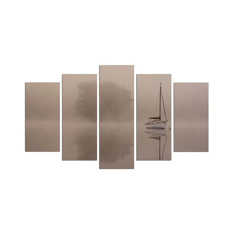 Dekorativ MDF-maleri 5-Dele 20x60 cm, Flerfarvet