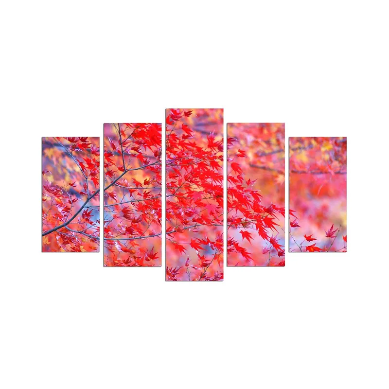 Dekorativ MDF-maleri 5-Dele 20x60 cm, Flerfarvet