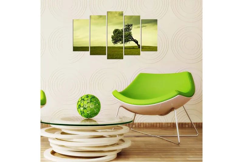 Dekorativ MDF-maleri 5-Dele 20x60 cm, Flerfarvet