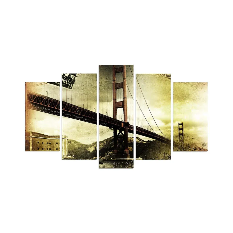 Dekorativ MDF-maleri 5-Dele 20x60 cm, Flerfarvet