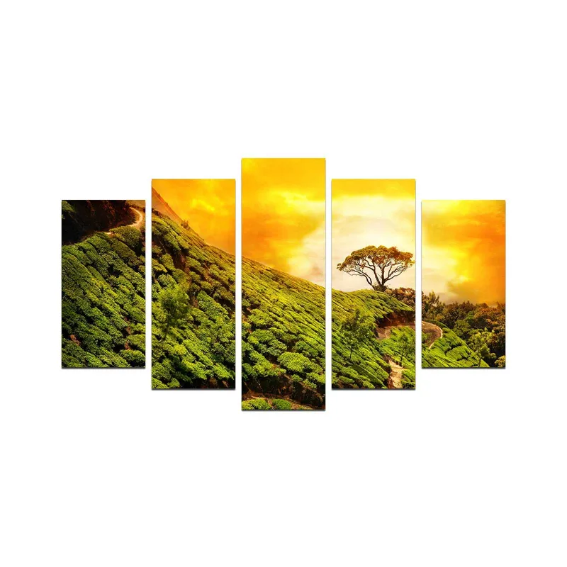 Dekorativ MDF-maleri 5-Dele 20x60 cm, Flerfarvet