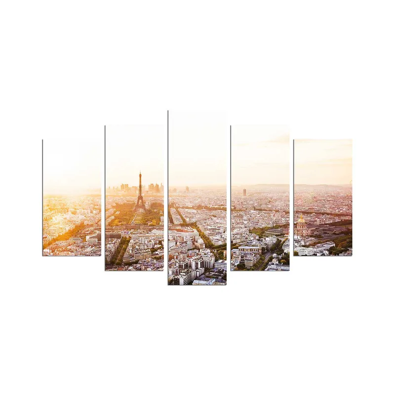 Dekorativ MDF-maleri 5-Dele 20x60 cm, Flerfarvet