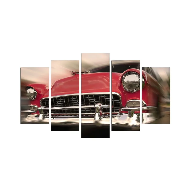 Dekorativ MDF-maleri 5-Dele 20x60 cm, Flerfarvet