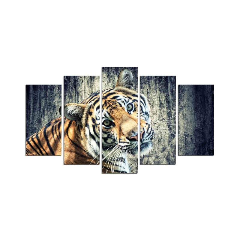 Dekorativ MDF-maleri 5-Dele 20x60 cm, Flerfarvet