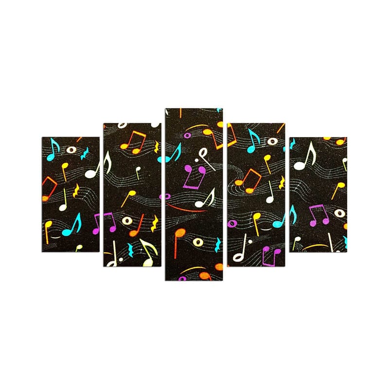 Dekorativ MDF-maleri 5-Dele 20x60 cm, Flerfarvet