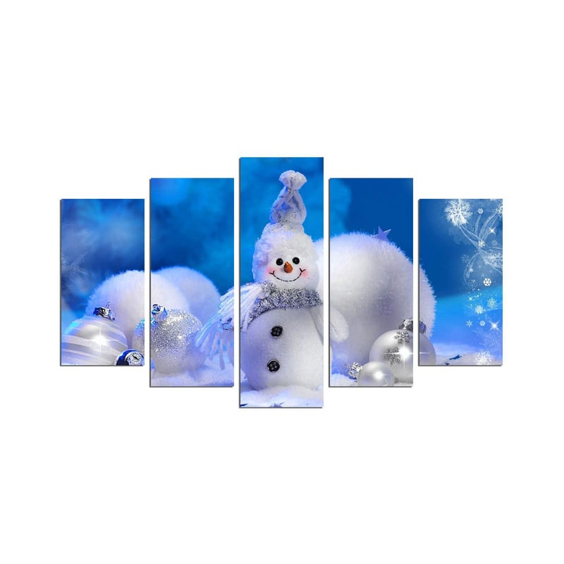 Dekorativ MDF-maleri 5-Dele 20x60 cm, Flerfarvet