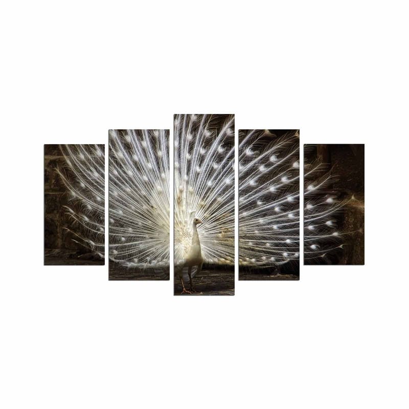 Dekorativ MDF-maleri 5-Dele 20x60 cm, Flerfarvet