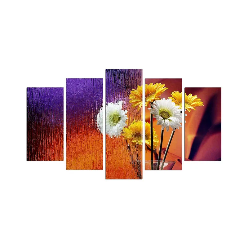 Dekorativ MDF-maleri 5-Dele 20x60 cm, Flerfarvet