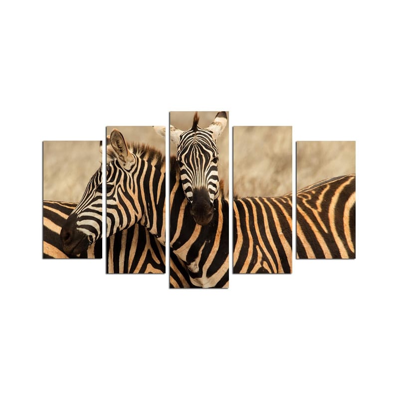 Dekorativ MDF-maleri 5-Dele 20x60 cm, Flerfarvet