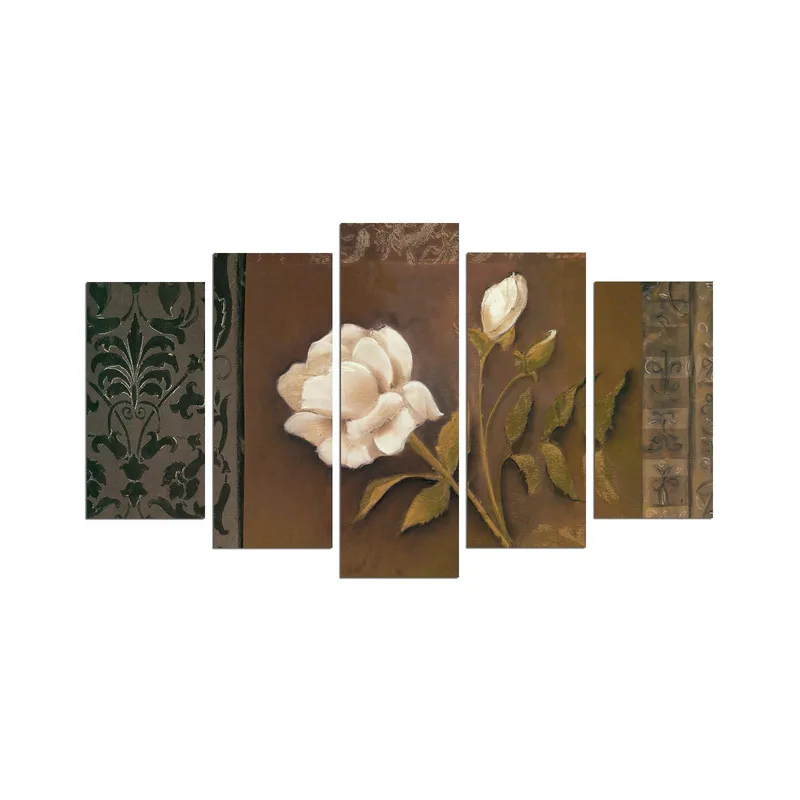 Dekorativ MDF-maleri 5-Dele 20x60 cm, Flerfarvet