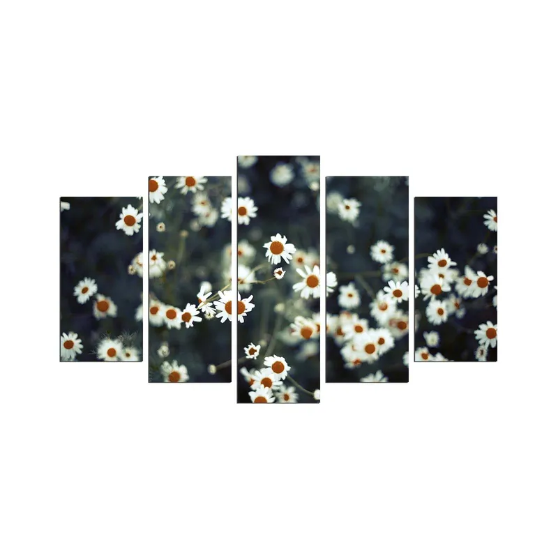 Dekorativ MDF-maleri 5-Dele 20x60 cm, Flerfarvet