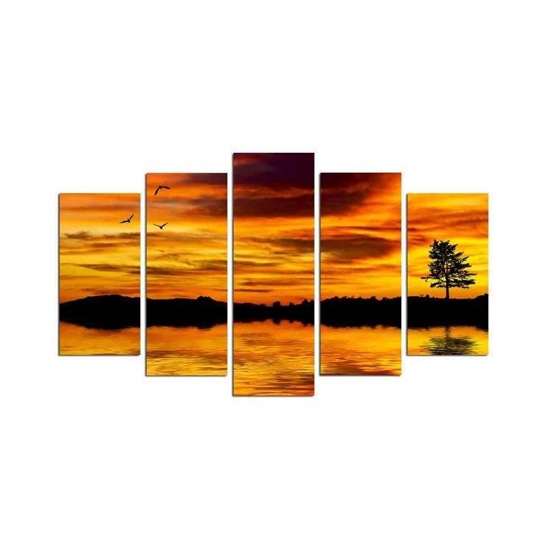 Dekorativ MDF-maleri 5-Dele 20x60 cm, Flerfarvet