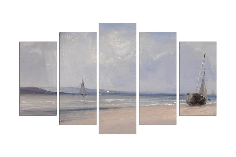 Dekorativ MDF-maleri 5-Dele 20x60 cm, Flerfarvet