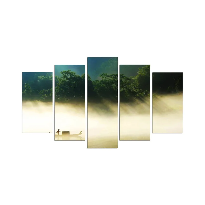 Dekorativ MDF-maleri 5-Dele 20x60 cm, Flerfarvet