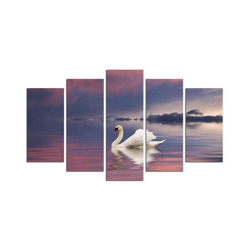 Dekorativ MDF-maleri 5-Dele 20x60 cm, Flerfarvet