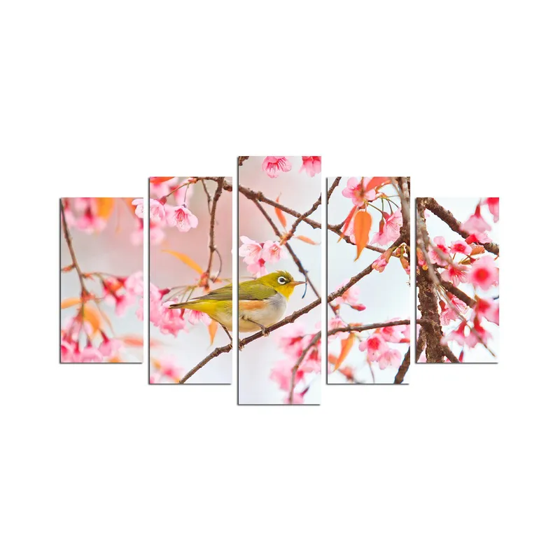 Dekorativ MDF-maleri 5-Dele 20x60 cm, Flerfarvet