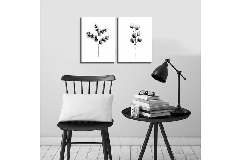 Dekorativt Canvas Maleri 2 Dele - Flerfarvet - Boligtilbehør - Billeder & kunst - Billeder på lærred