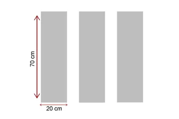 Dekorativt Canvas Maleri 3 Dele - Flerfarvet - Boligtilbehør - Billeder & kunst - Billeder på lærred