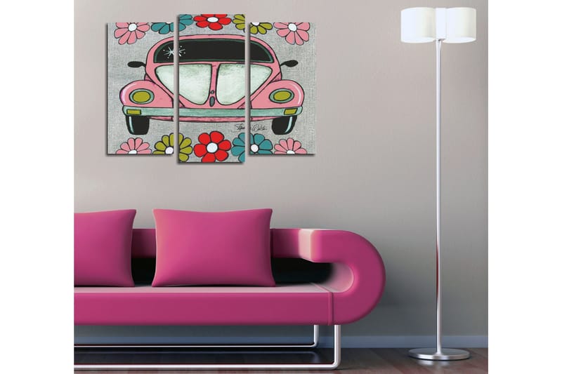 Dekorativt Canvas Maleri 3 Dele - Flerfarvet - Boligtilbehør - Billeder & kunst - Billeder på lærred