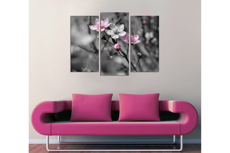 Dekorativt Canvas Maleri 3 Dele - Flerfarvet - Boligtilbehør - Billeder & kunst - Billeder på lærred