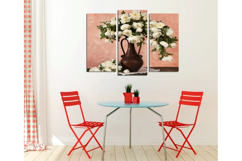 Dekorativt Canvas Maleri 3 Dele - Flerfarvet - Boligtilbehør - Billeder & kunst - Billeder på lærred