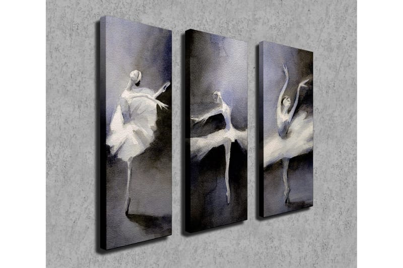 Dekorativt Canvas Maleri 3 Dele - Flerfarvet - Boligtilbehør - Billeder & kunst - Billeder på lærred