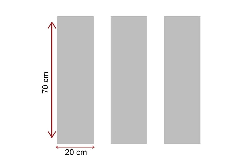 Dekorativt Canvas Maleri 3 Dele - Flerfarvet - Boligtilbehør - Billeder & kunst - Billeder på lærred