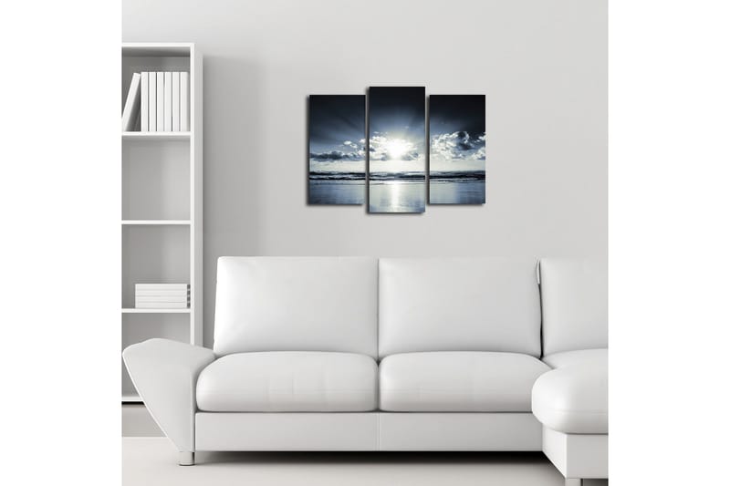 Dekorativt Canvas Maleri 3 Dele - Flerfarvet - Boligtilbehør - Billeder & kunst - Billeder på lærred