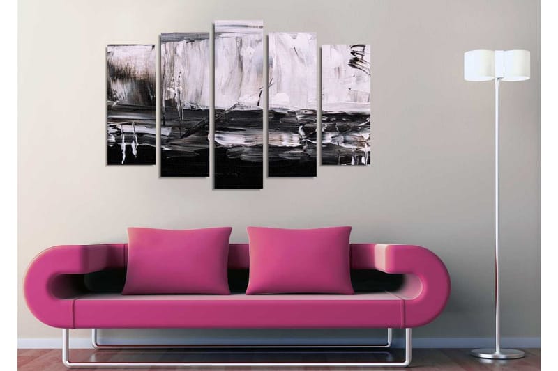 Dekorativt Canvas Maleri 5 Dele - Flerfarvet - Boligtilbehør - Billeder & kunst - Billeder på lærred
