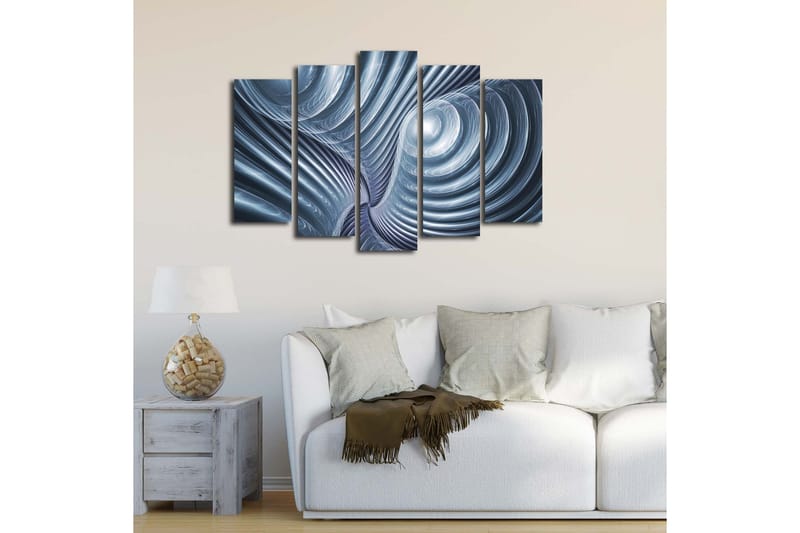 Dekorativt Canvas Maleri 5 Dele - Flerfarvet - Boligtilbehør - Billeder & kunst - Billeder på lærred