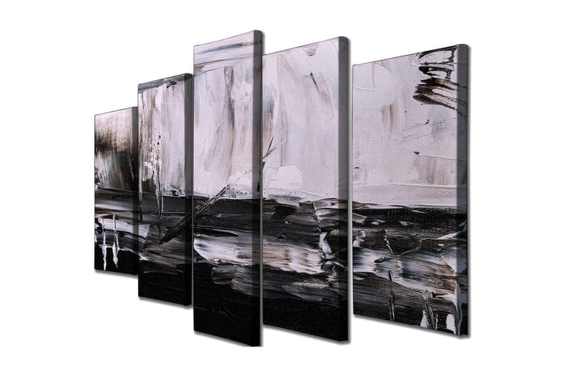 Dekorativt Canvas Maleri 5 Dele - Flerfarvet - Boligtilbehør - Billeder & kunst - Billeder på lærred