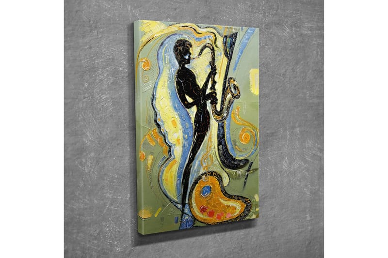 Dekorativt Canvas Maleri - Flerfarvet - Boligtilbehør - Billeder & kunst - Billeder på lærred