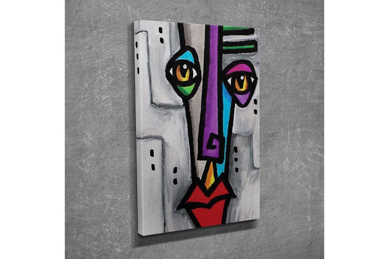 Dekorativt Canvas Maleri - Flerfarvet - Boligtilbehør - Billeder & kunst - Billeder på lærred