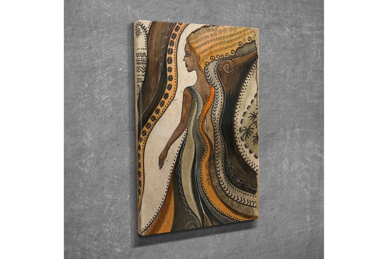 Dekorativt Canvas Maleri - Flerfarvet - Boligtilbehør - Billeder & kunst - Billeder på lærred