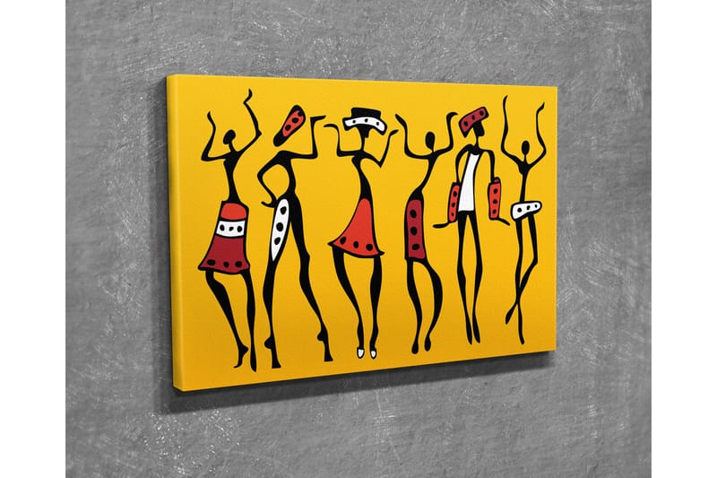 Dekorativt Canvas Maleri - Flerfarvet - Boligtilbehør - Billeder & kunst - Billeder på lærred