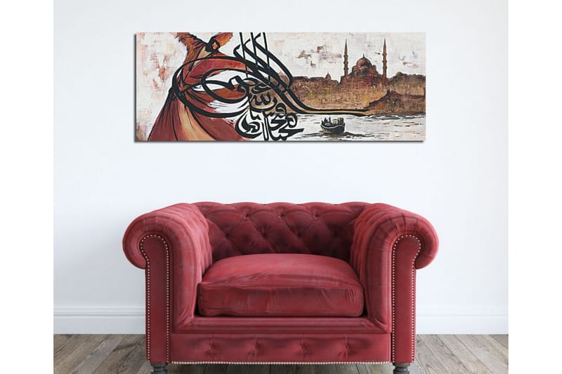 Dekorativt Canvas Maleri - Flerfarvet - Boligtilbehør - Billeder & kunst - Billeder på lærred