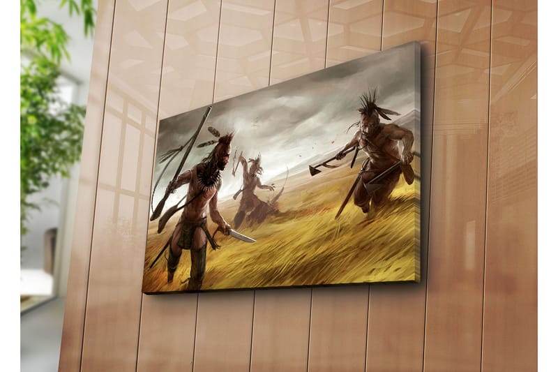 Dekorativt Canvas Maleri - Flerfarvet - Boligtilbehør - Billeder & kunst - Billeder på lærred