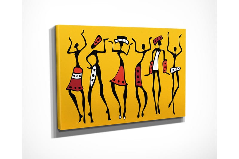 Dekorativt Canvas Maleri - Flerfarvet - Boligtilbehør - Billeder & kunst - Billeder på lærred