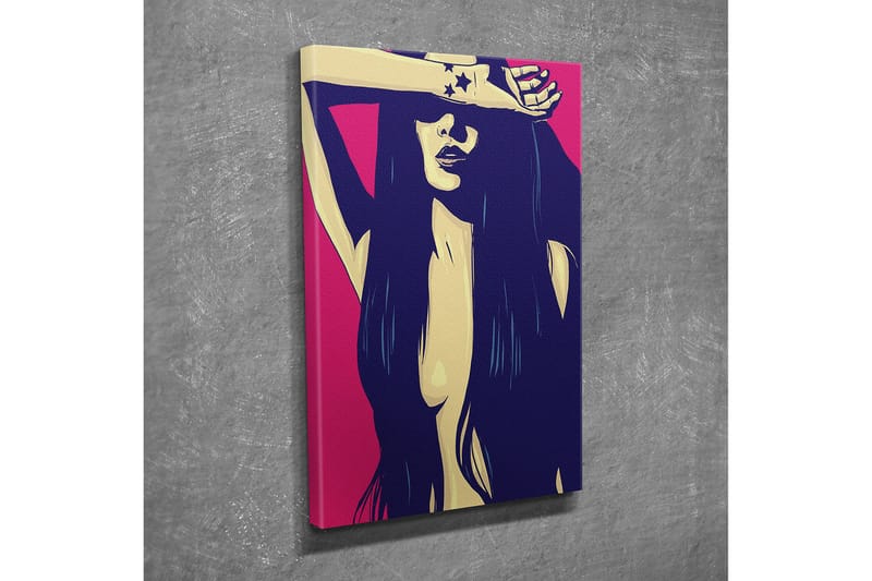 Dekorativt Canvas Maleri - Flerfarvet - Boligtilbehør - Billeder & kunst - Billeder på lærred