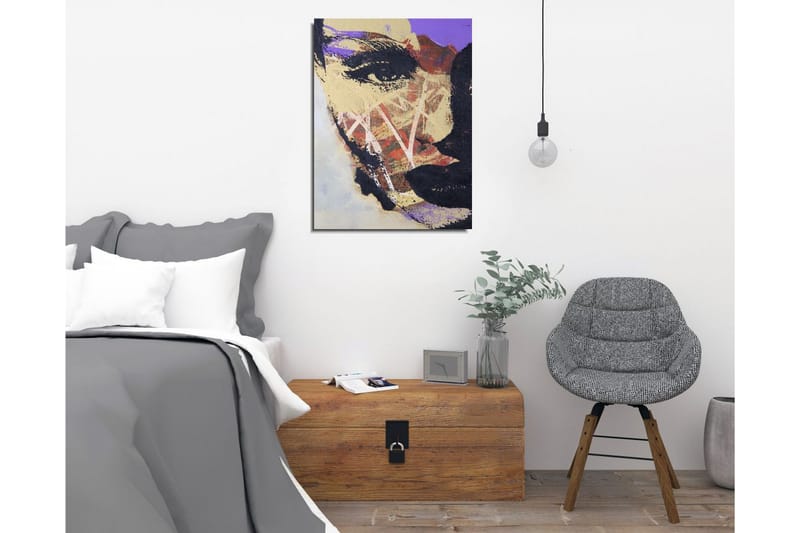 Dekorativt Canvas Maleri - Flerfarvet - Boligtilbehør - Billeder & kunst - Billeder på lærred