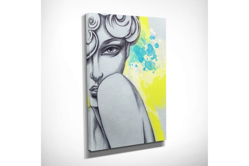 Dekorativt Canvas Maleri - Flerfarvet - Boligtilbehør - Billeder & kunst - Billeder på lærred