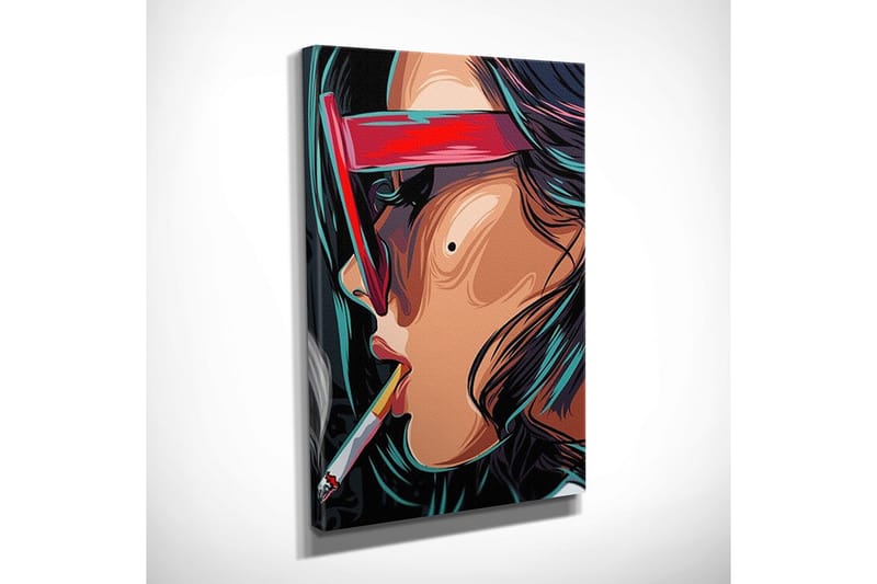 Dekorativt Canvas Maleri - Flerfarvet - Boligtilbehør - Billeder & kunst - Billeder på lærred