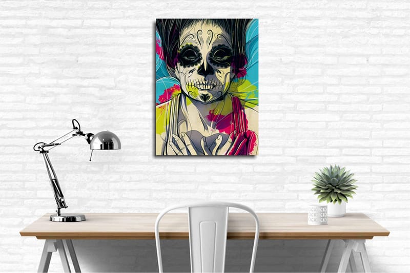 Dekorativt Canvas Maleri - Flerfarvet - Boligtilbehør - Billeder & kunst - Billeder på lærred