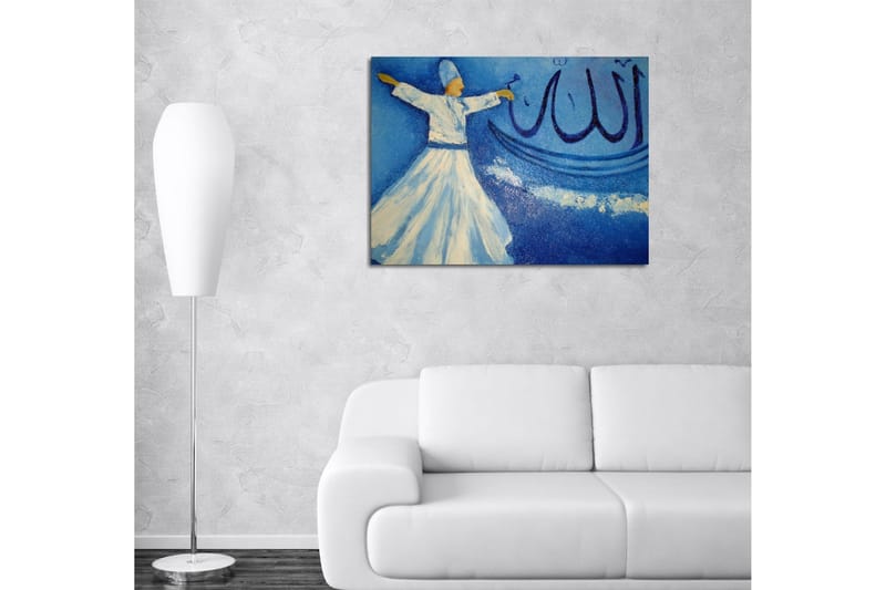 Dekorativt Canvas Maleri - Flerfarvet - Boligtilbehør - Billeder & kunst - Billeder på lærred