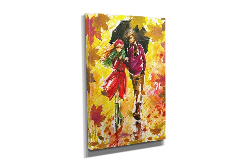 Dekorativt Canvas Maleri - Flerfarvet - Boligtilbehør - Billeder & kunst - Billeder på lærred