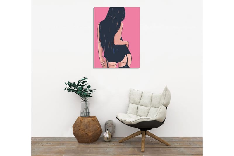 Dekorativt Canvas Maleri - Flerfarvet - Boligtilbehør - Billeder & kunst - Billeder på lærred
