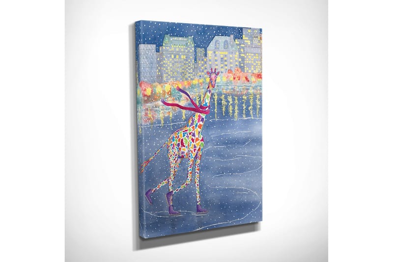 Dekorativt Canvas Maleri - Flerfarvet - Boligtilbehør - Billeder & kunst - Billeder på lærred